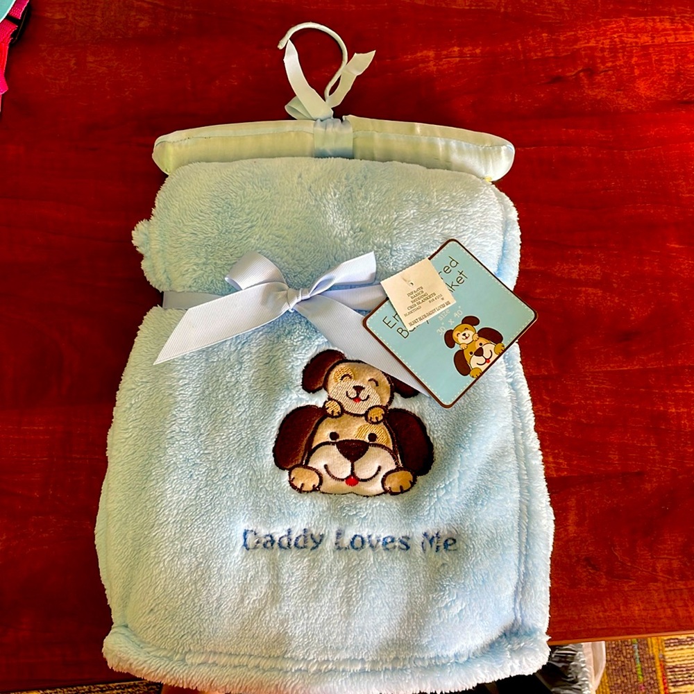 Daddy Loves Me Cuddly Blanket